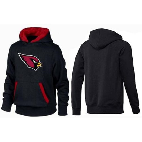 Arizona Cardinals Logo Pullover Hoodie Black & Red