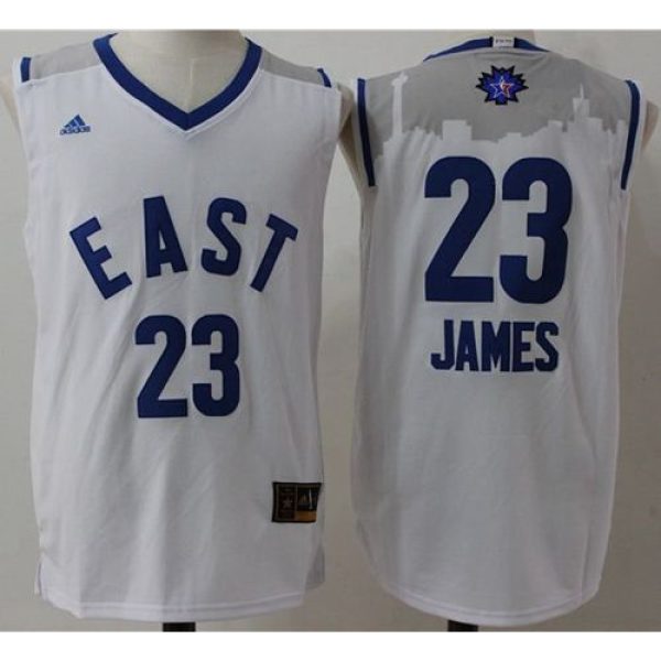 Cavaliers #23 LeBron James White 2016 All Star Stitched NBA Jersey
