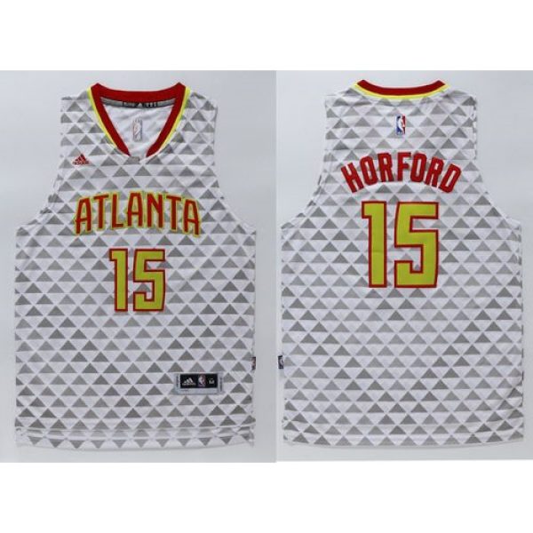 Hawks #15 Al Horford White Swingman Stitched NBA Jersey