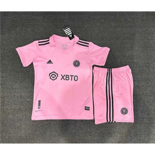Men's Inter Miami CF Blank Pink Soccer Jersey Suit