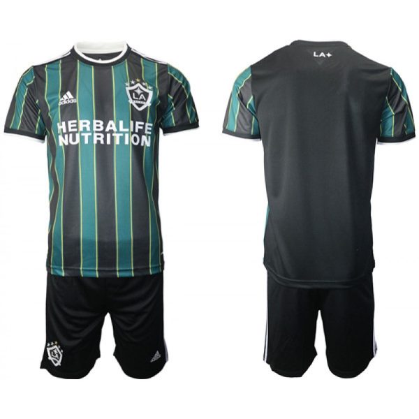Men's LA Galaxy Black Soccer Jersey Suit