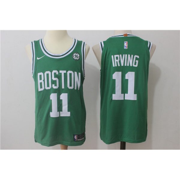 Men's  Boston Celtics #11 kyrie irving Green Stitched NBA Jersey