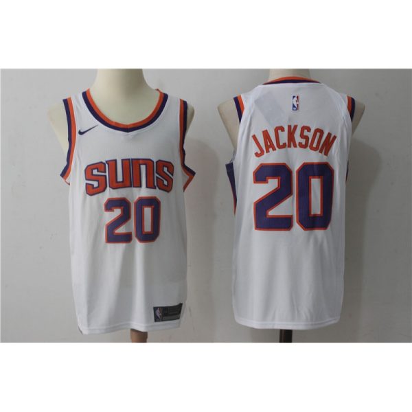 Men's  Phoenix Suns #20 Josh Jackson White Stitched NBA Jersey