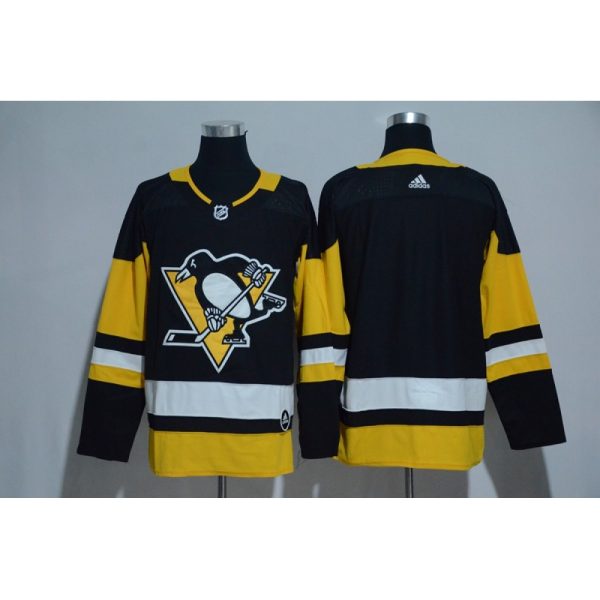 Men's Pittsburgh Penguins Black  Stitched NHL Jersey