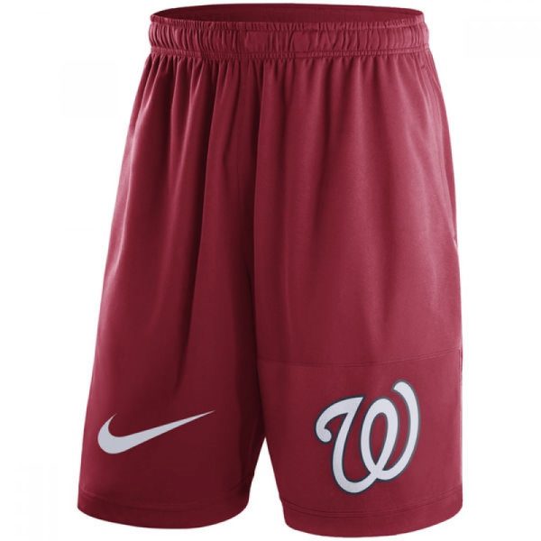 Men's Washington Nationals  Red Dry Fly Shorts