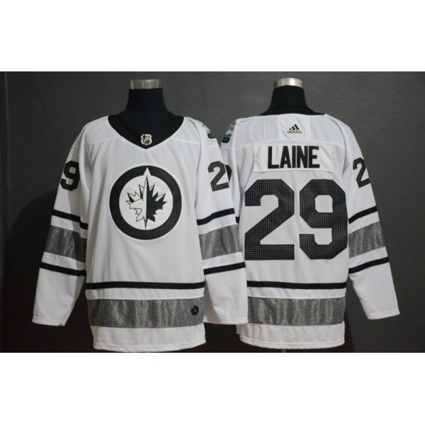 Men's Winnipeg Jets #29 Patrik Laine White 2019 NHL All-Star Game Jersey