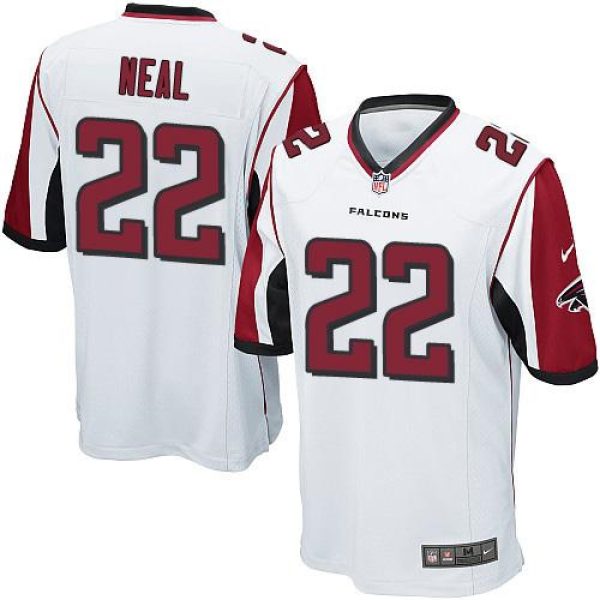 Falcons #22 Keanu Neal White Youth Stitched NFL Elite Jersey